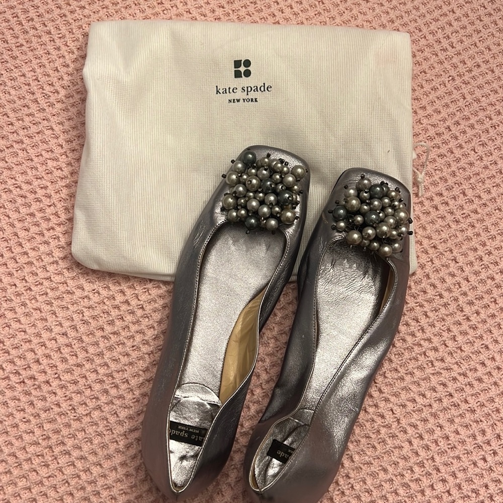 Kate Spade Silver Flat